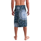Custom Blues Football ANZAC Lavalava Gallipoli Camouflage With Poppies