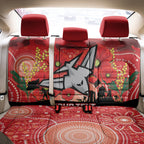 Custom Essendon Football ANZAC Back Car Seat Cover Gallipoli Camouflage With Poppies
