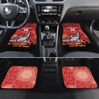 Custom Essendon Football ANZAC Car Mats Gallipoli Camouflage With Poppies