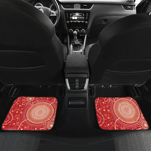 Custom Essendon Football ANZAC Car Mats Gallipoli Camouflage With Poppies