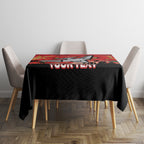 Custom Essendon Football ANZAC Tablecloth Gallipoli Camouflage With Poppies