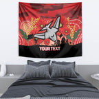 Custom Essendon Football ANZAC Tapestry Gallipoli Camouflage With Poppies