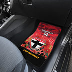 Custom St Kilda Football ANZAC Car Mats Gallipoli Camouflage With Poppies