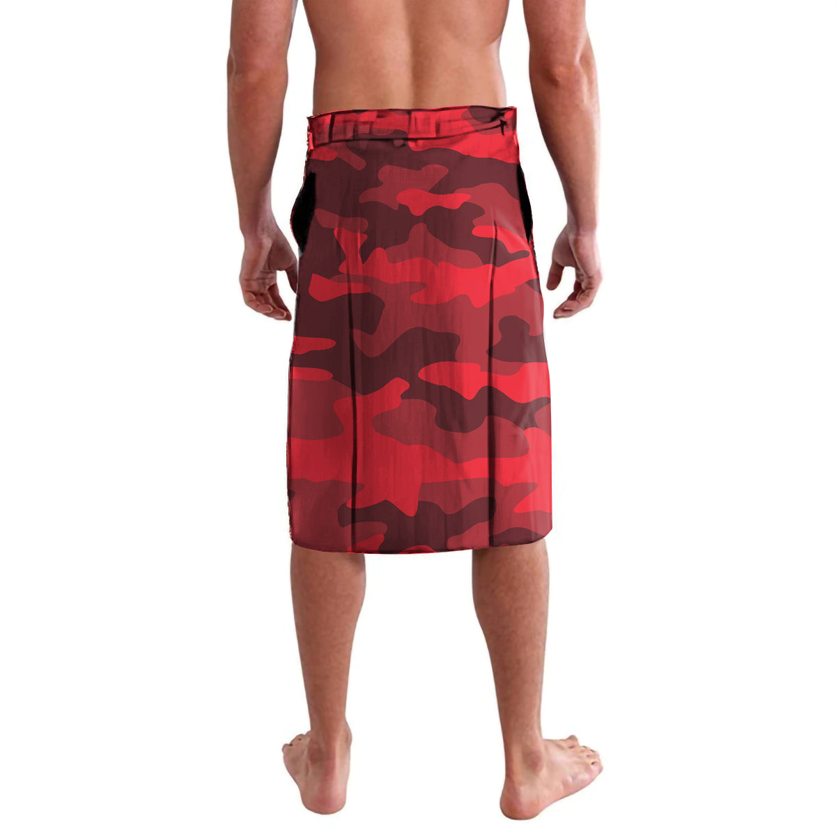 Custom St Kilda Football ANZAC Lavalava Gallipoli Camouflage With Poppies