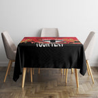 Custom St Kilda Football ANZAC Tablecloth Gallipoli Camouflage With Poppies