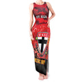 Custom St Kilda Football ANZAC Tank Maxi Dress Gallipoli Camouflage With Poppies
