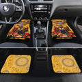 Custom Eagles Football ANZAC Car Mats Gallipoli Camouflage With Poppies