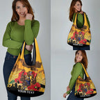 Custom Eagles Football ANZAC Grocery Bag Gallipoli Camouflage With Poppies