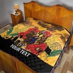 Custom Eagles Football ANZAC Quilt Gallipoli Camouflage With Poppies