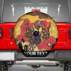 Custom Eagles Football ANZAC Spare Tire Cover Gallipoli Camouflage With Poppies