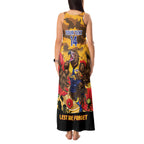 Custom Eagles Football ANZAC Tank Maxi Dress Gallipoli Camouflage With Poppies