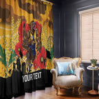Custom Eagles Football ANZAC Window Curtain Gallipoli Camouflage With Poppies