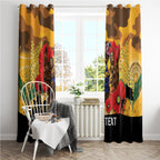 Custom Eagles Football ANZAC Window Curtain Gallipoli Camouflage With Poppies