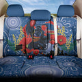 Custom Crows Football ANZAC Back Car Seat Cover Gallipoli Camouflage With Poppies