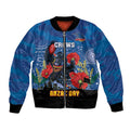 Custom Crows Football ANZAC Bomber Jacket Gallipoli Camouflage With Poppies