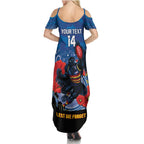Custom Crows Football ANZAC Family Matching Summer Maxi Dress and Hawaiian Shirt Gallipoli Camouflage With Poppies