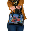 Custom Crows Football ANZAC Shoulder Handbag Gallipoli Camouflage With Poppies
