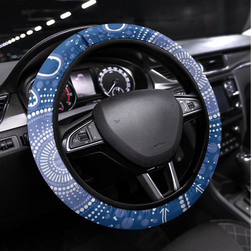 Crows Football ANZAC Steering Wheel Cover Gallipoli Camouflage With Poppies