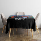 Custom Crows Football ANZAC Tablecloth Gallipoli Camouflage With Poppies