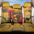 Custom Hawks Football ANZAC Back Car Seat Cover Gallipoli Camouflage With Poppies