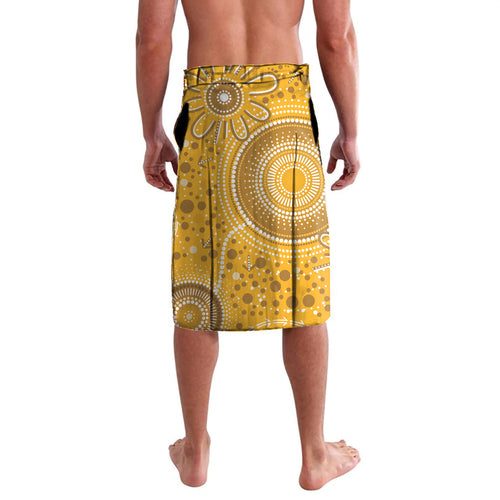 Custom Hawks Football ANZAC Lavalava Gallipoli Camouflage With Poppies