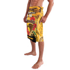 Custom Hawks Football ANZAC Lavalava Gallipoli Camouflage With Poppies