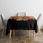 Custom Hawks Football ANZAC Tablecloth Gallipoli Camouflage With Poppies