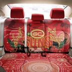 Custom Suns Football ANZAC Back Car Seat Cover Gallipoli Camouflage With Poppies