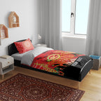 Custom Suns Football ANZAC Bedding Set Gallipoli Camouflage With Poppies