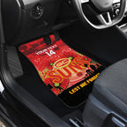 Custom Suns Football ANZAC Car Mats Gallipoli Camouflage With Poppies