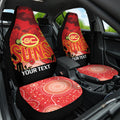 Custom Suns Football ANZAC Car Seat Cover Gallipoli Camouflage With Poppies