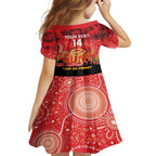 Custom Suns Football ANZAC Family Matching Off Shoulder Maxi Dress and Hawaiian Shirt Gallipoli Camouflage With Poppies