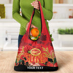Custom Suns Football ANZAC Grocery Bag Gallipoli Camouflage With Poppies