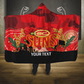 Custom Suns Football ANZAC Hooded Blanket Gallipoli Camouflage With Poppies