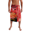 Custom Suns Football ANZAC Lavalava Gallipoli Camouflage With Poppies