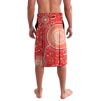 Custom Suns Football ANZAC Lavalava Gallipoli Camouflage With Poppies
