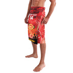 Custom Suns Football ANZAC Lavalava Gallipoli Camouflage With Poppies