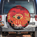 Custom Suns Football ANZAC Spare Tire Cover Gallipoli Camouflage With Poppies