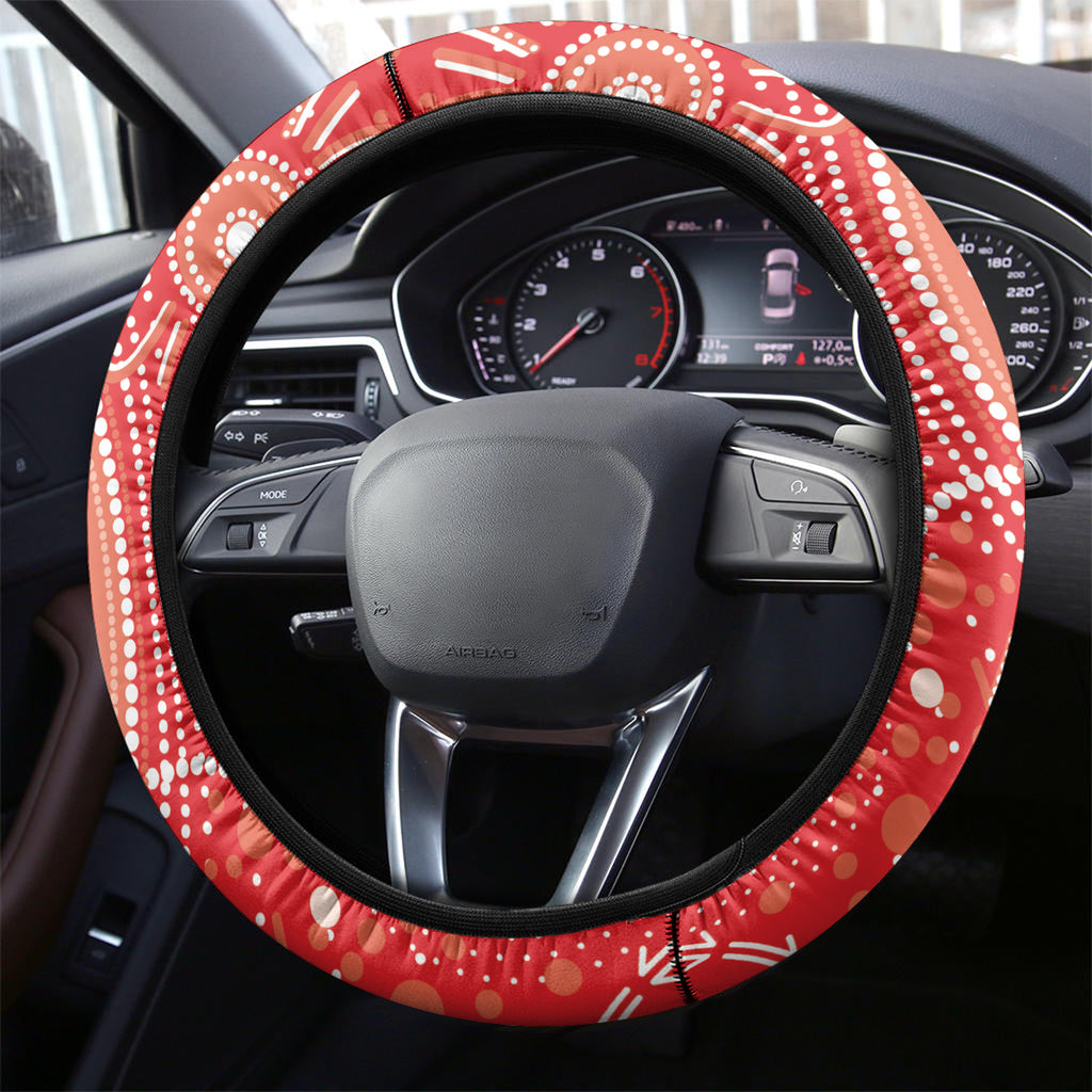 Suns Football ANZAC Steering Wheel Cover Gallipoli Camouflage With Poppies