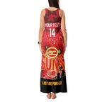 Custom Suns Football ANZAC Tank Maxi Dress Gallipoli Camouflage With Poppies