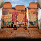 Custom Giants Football ANZAC Back Car Seat Cover Gallipoli Camouflage With Poppies