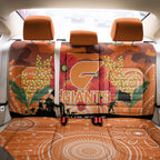 Custom Giants Football ANZAC Back Car Seat Cover Gallipoli Camouflage With Poppies