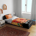 Custom Giants Football ANZAC Bedding Set Gallipoli Camouflage With Poppies