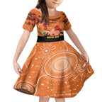 Custom Giants Football ANZAC Kid Short Sleeve Dress Gallipoli Camouflage With Poppies
