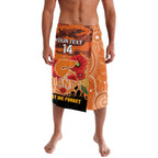 Custom Giants Football ANZAC Lavalava Gallipoli Camouflage With Poppies