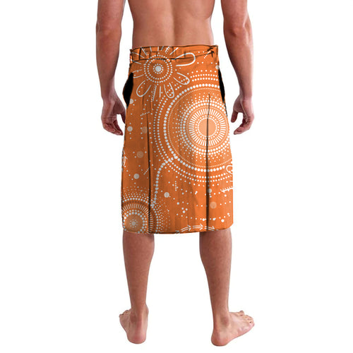 Custom Giants Football ANZAC Lavalava Gallipoli Camouflage With Poppies