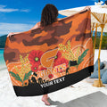 Custom Giants Football ANZAC Sarong Gallipoli Camouflage With Poppies