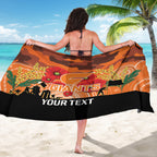 Custom Giants Football ANZAC Sarong Gallipoli Camouflage With Poppies