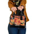 Custom Giants Football ANZAC Shoulder Handbag Gallipoli Camouflage With Poppies