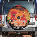 Custom Giants Football ANZAC Spare Tire Cover Gallipoli Camouflage With Poppies